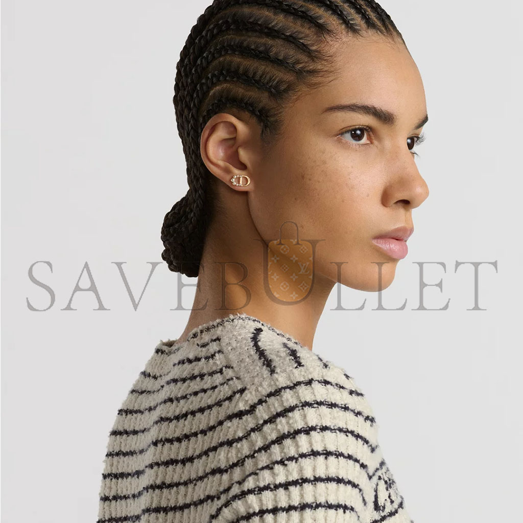 D*or petit cd mini stud earrings e3649womrs_d301